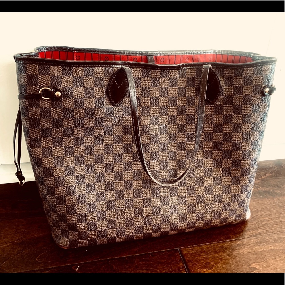 Louis Vuitton Neverfull GM DamierEbene w Organizer